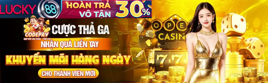 Hoàn trả Casino hấp dẫn 8888b
